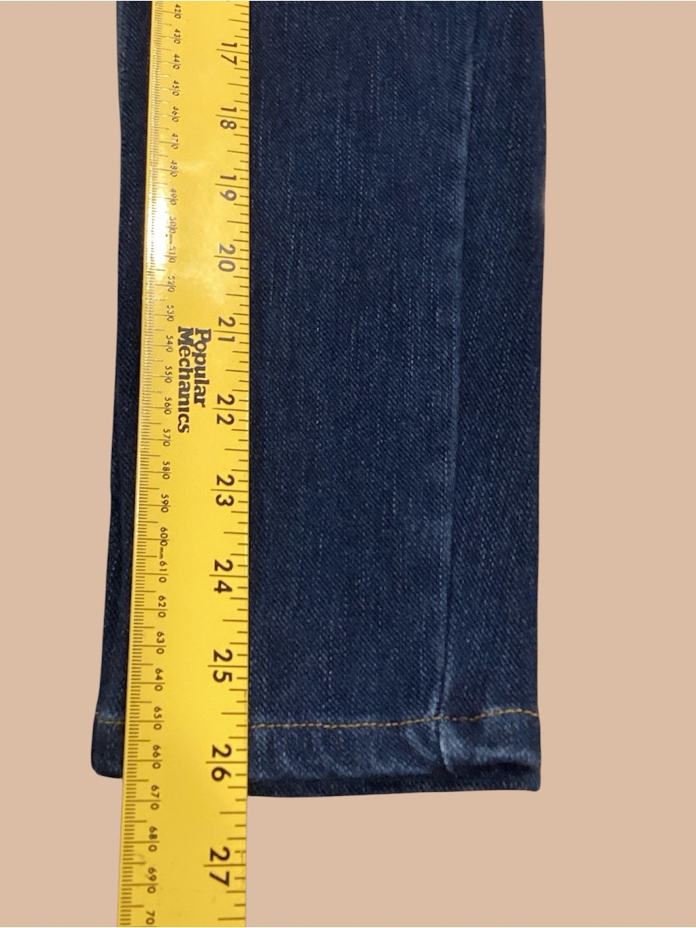 Women's Skinny Jeans — Dark Blue Stretch Denim, size 28 😎 - Picture 5 of 6